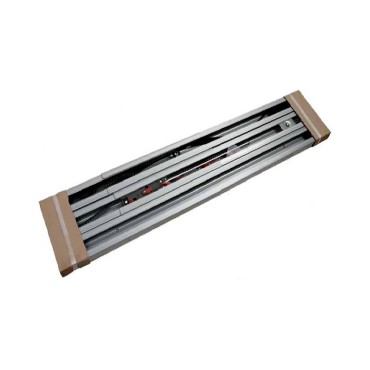 Folding guide rail with...
