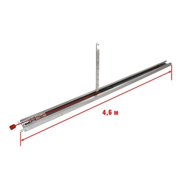 Chain guide rail for doors...