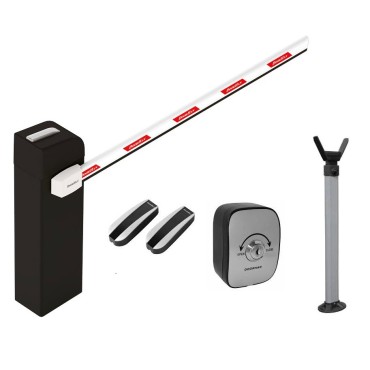 Parking barrier kit with a...