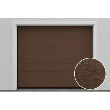 Sectional garage door Brown
